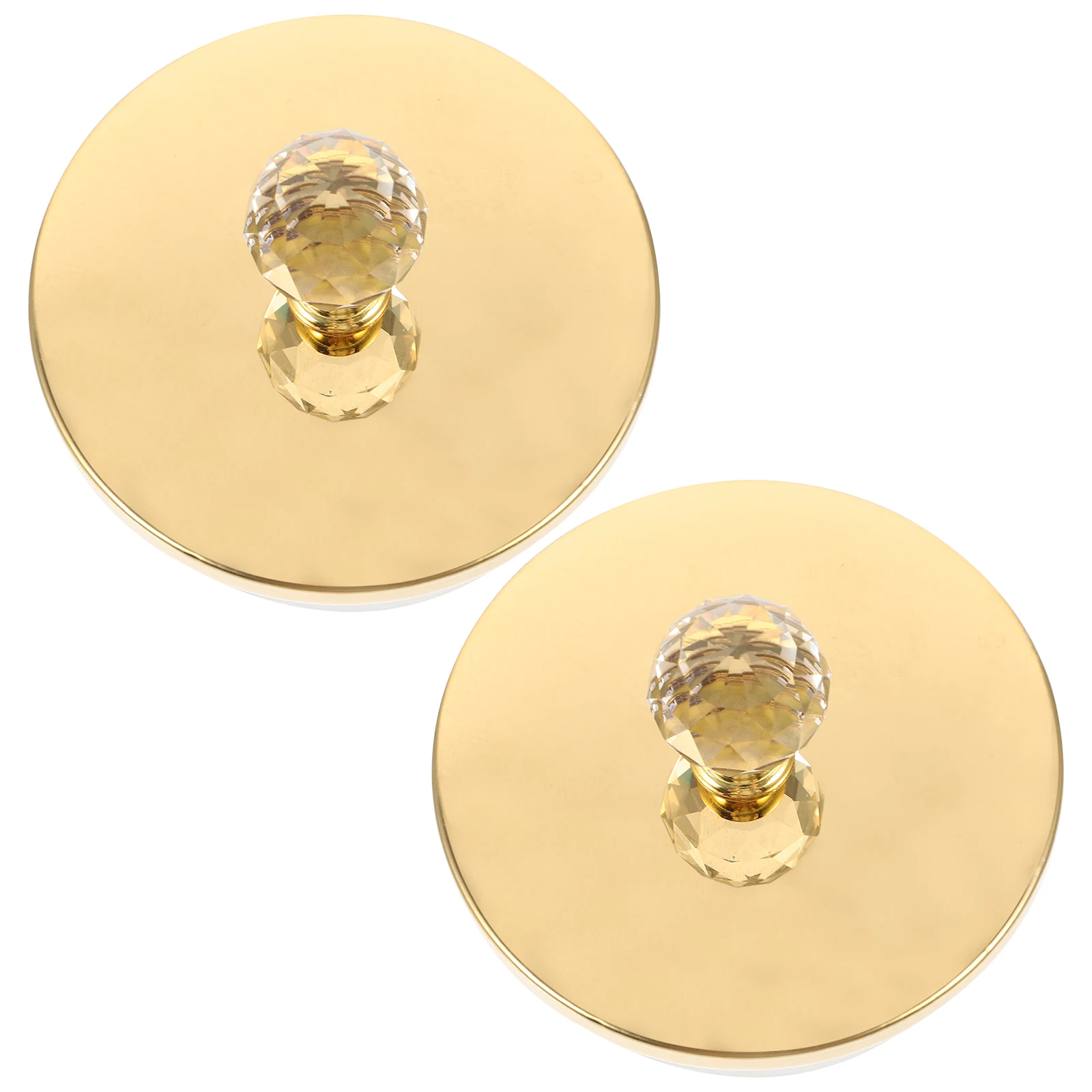 

2pcs Stainless Steel Teapot Lid Water Pitcher Filter Cover Replacement Caps Bottle Kettle Golden Tea Strainer Practical