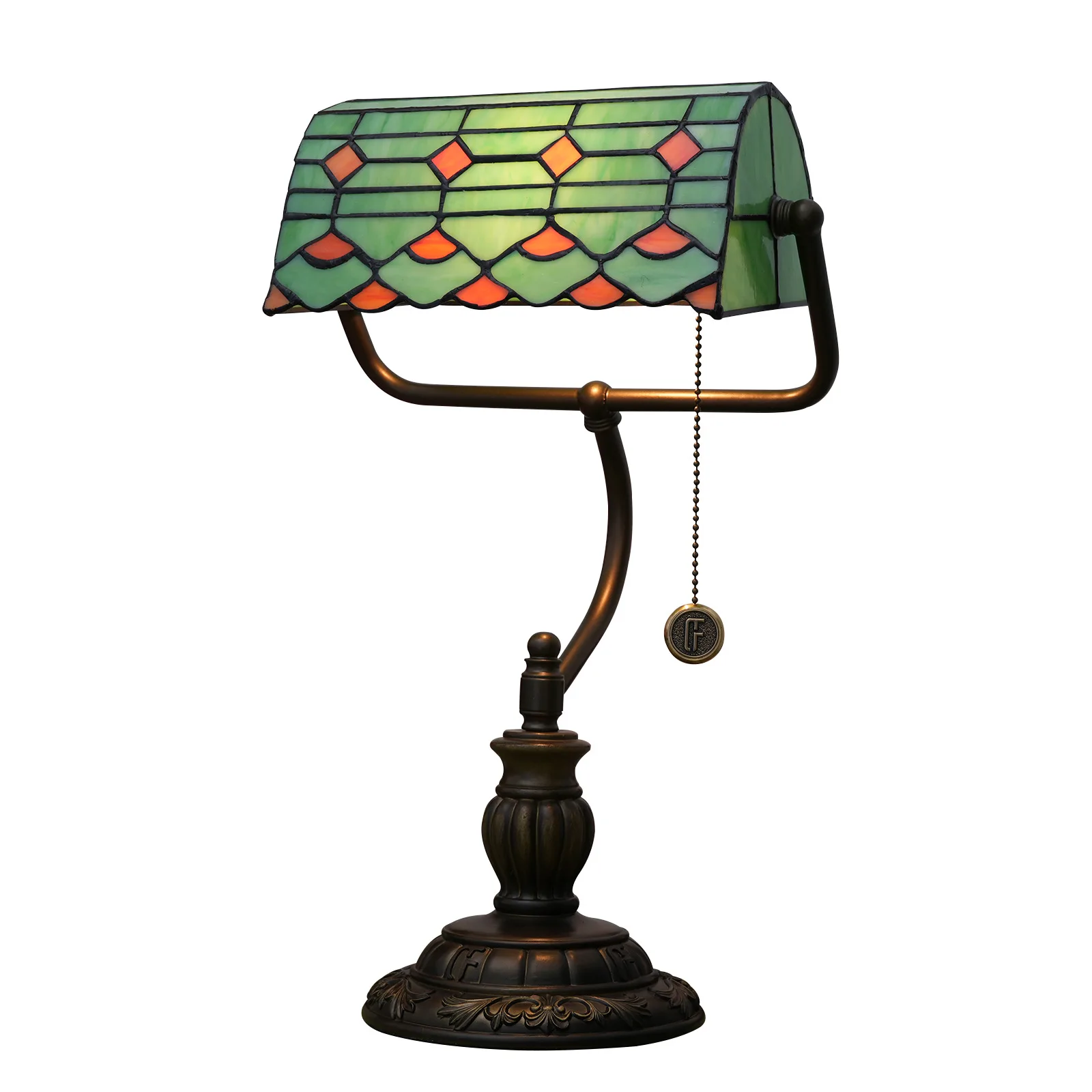 

Tiffany Stained Glass Lamp Bar Guest Dining Room Bedroom Study Desk Decorative Bedside Lamp Lamparas De Mesa Para El Dormitorio