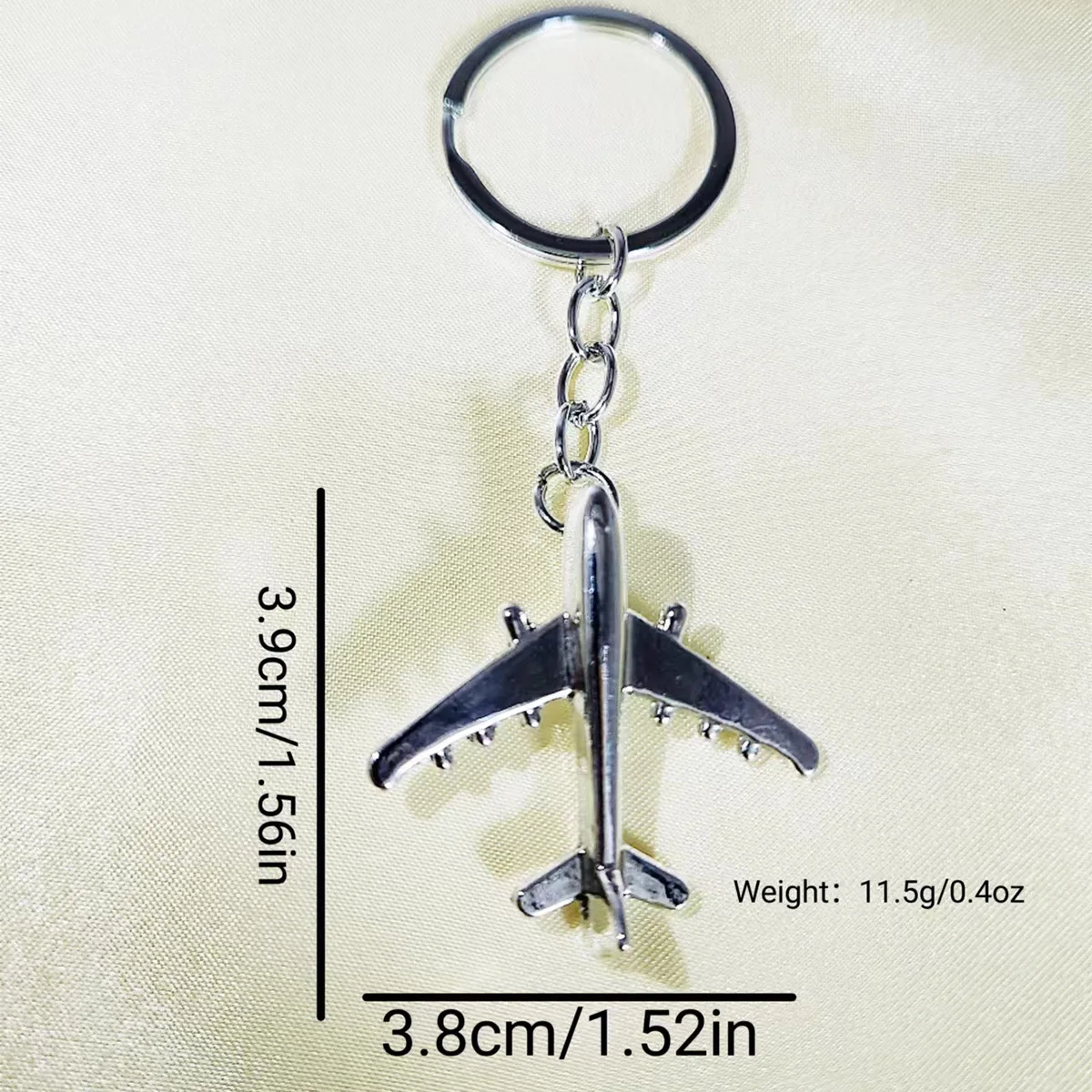 klm keychain Popular Keyring Mini Air Plane Metal Alloy Keychains Creative Gift Keyfob For Men Women Best Gift