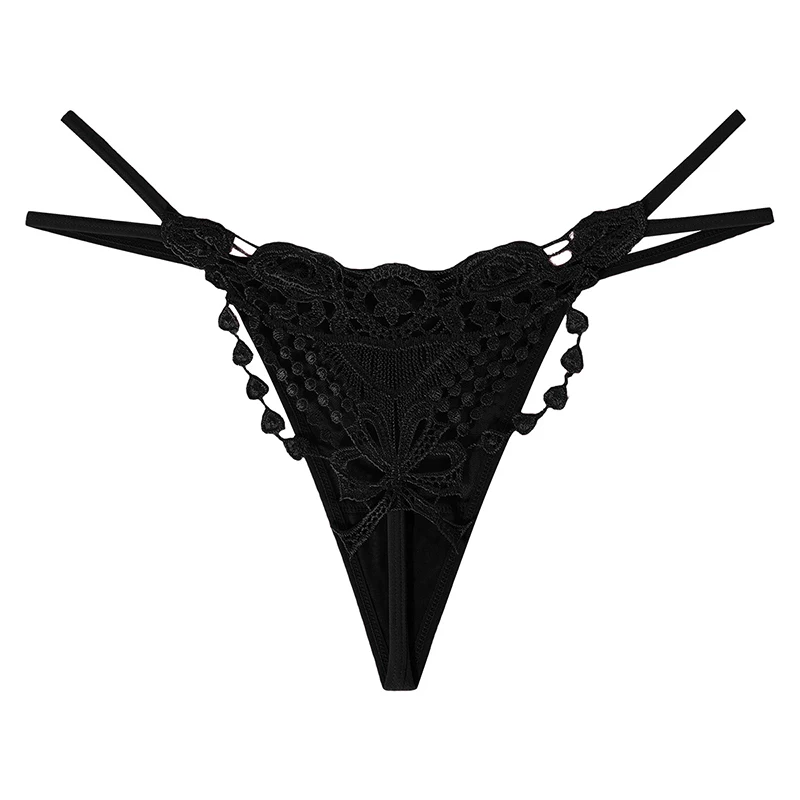 

Fashion Sexy Lace Thongs Women Underwear Embroidery Floral Lady Panties Elegant Sexy Lingerie Low Rise Female G-string