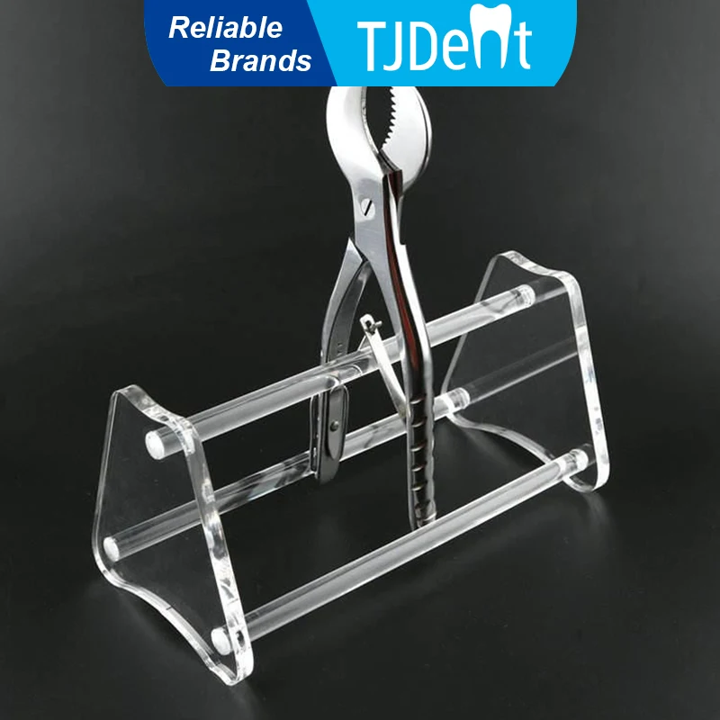 TJDent 1Pcs Detachable Dental Forceps Acrylic Holder Orthodontic Tool Stand Holder Dentist Scissors Instrument Extraction Rack