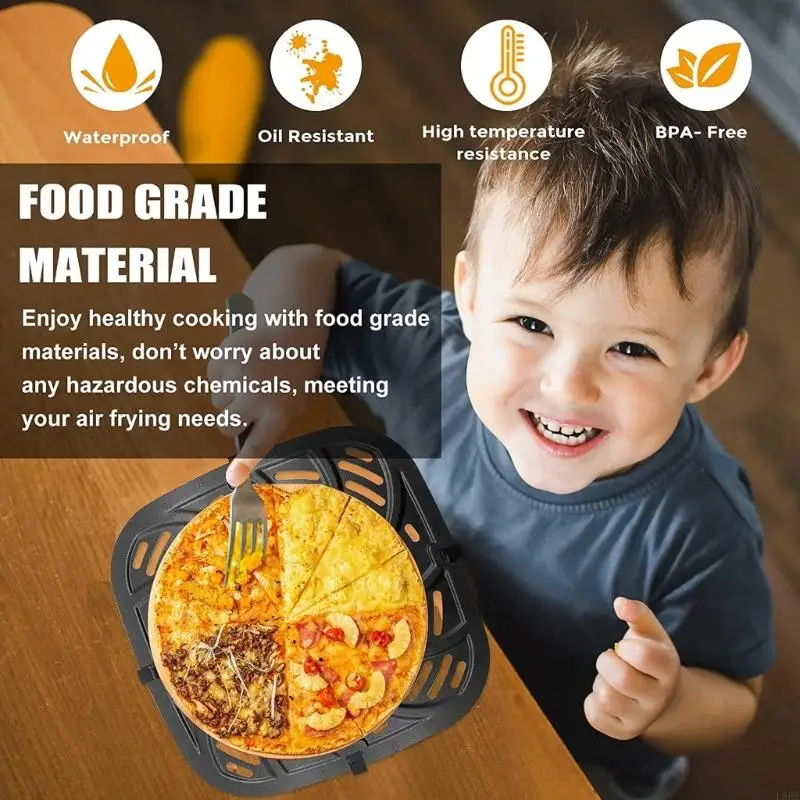 L8RE สำหรับ Chefman 8QT Air Fryer Grill Cooking Rack Rack Rack Rack Rack Tray