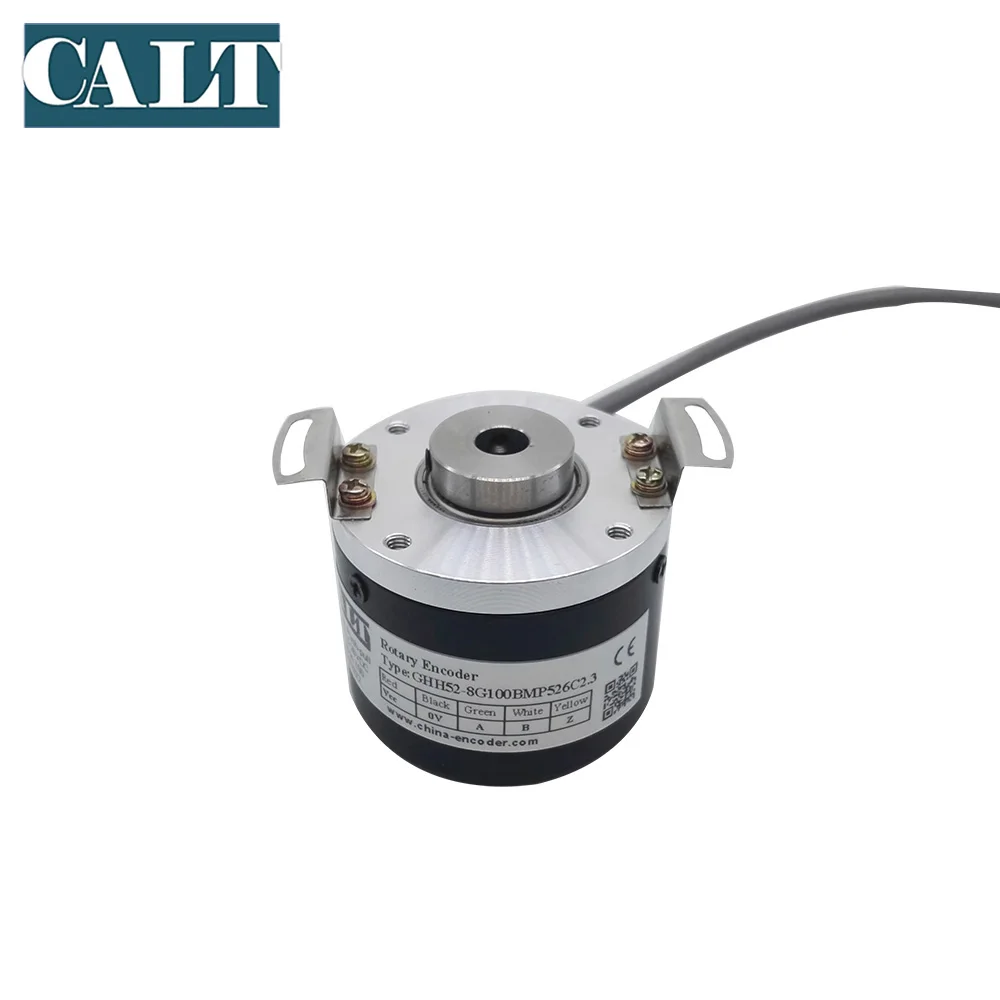 Enkoder obrotowy 2025 push-pull z wałem drążonym 8mm GHH52-8G100BMP526 do platform robota X-Y