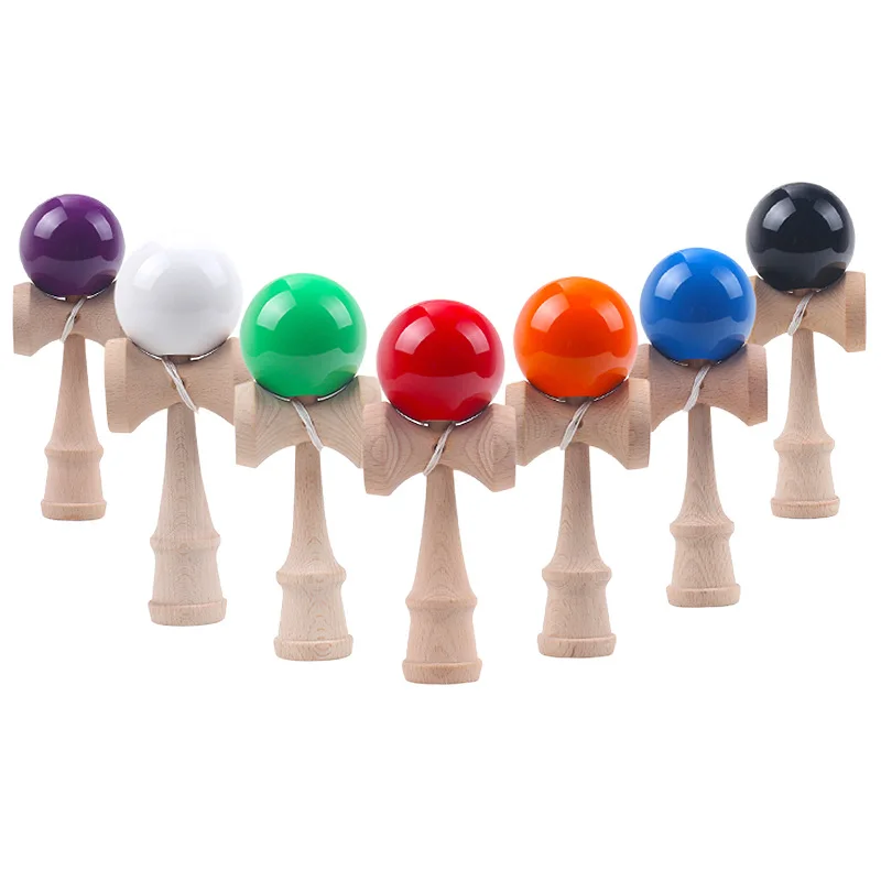 Kendama Toy Painted Outdoor Fitness Balls Train Agility Eye-hand Coordination Children Adults Outdoor Juggling Game Sports Ball