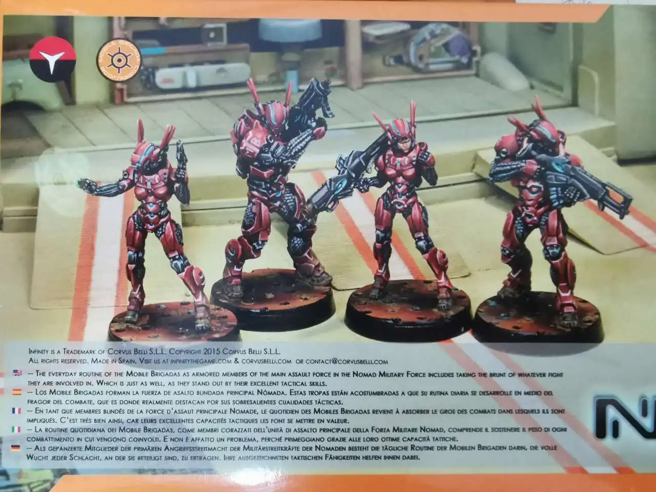 Resin Model Kit   iFiNITY MOBILE BRIGADAS NOMADS