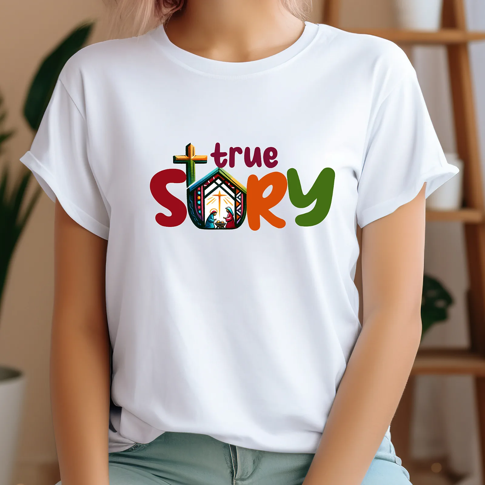 True Story Jesus Lord Unisex Women Men Christian Faith Religious T Shirt