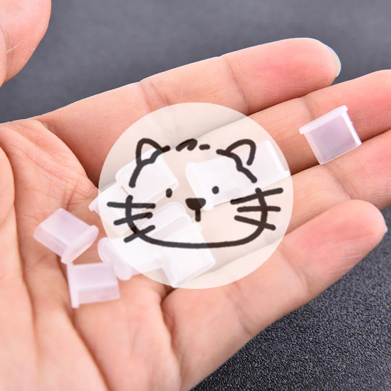 

Новая защитная силиконовая заглушка для порта USB Type-C (10 шт.) для смартфонов