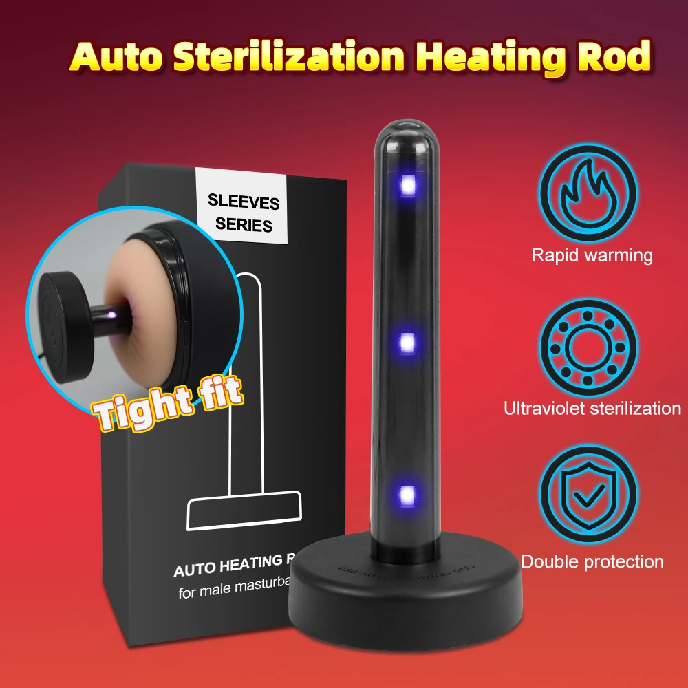 Sex Doll Heater with UV Sterilization Warmer Stick for Masturbation Cup USB Quick Heating Rod Sex Machine Accessories