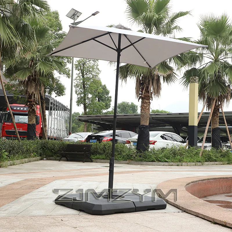 Floor-inserted Umbrella Base, Plastic Adjustable Base for Outdoor Beach Parasols, Large-capacity Umbrella Base in Yang Courtyard