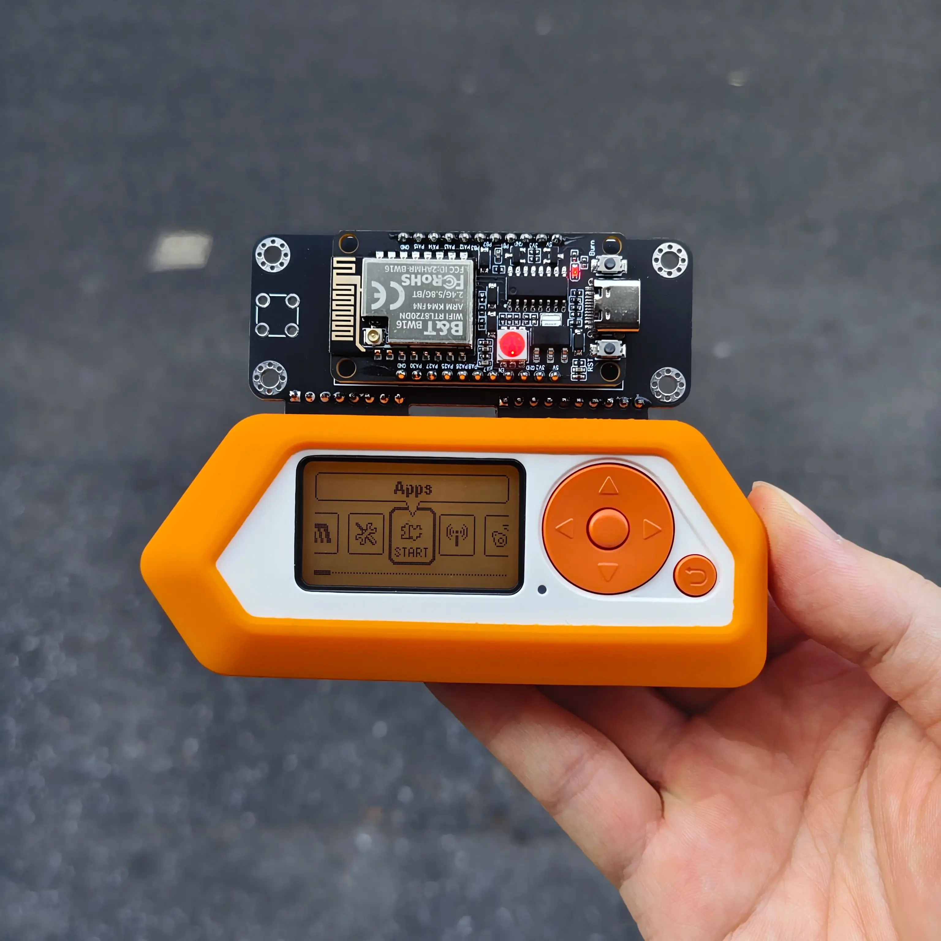Dual-Band 2.4G&5G WiFi Devboard Flipper Zero, Preloaded Firmware, RTL8720DN (BW16) GPIO Module, Long-Range IoT Network Analysis