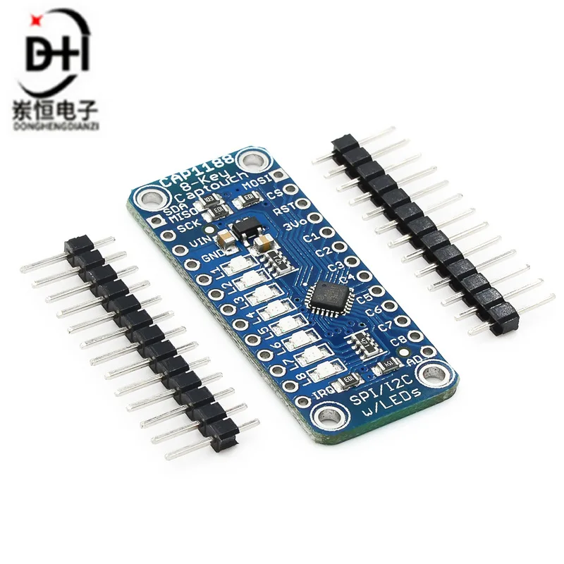 CAP1188 1602 BRD Touch Module Aduino