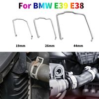 For BMW E39 E38 E60 E90 745Li X5 3pcs/Set Radiator Hose Retaining Spring Horse Shoe Clip Clamp PN 154 23 Radiator Hose Clamp
