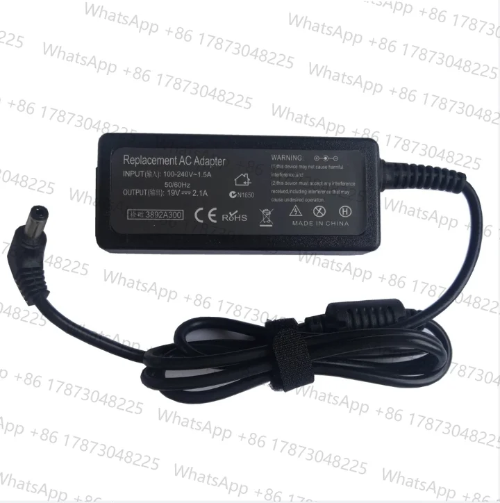 Cargador adaptador de CA de 19V 2.1A para Philips AOC 24b1 24B1XH 1925EX I2080SW Monitor LCD 19V 1.31A 2A Cable de alimentación