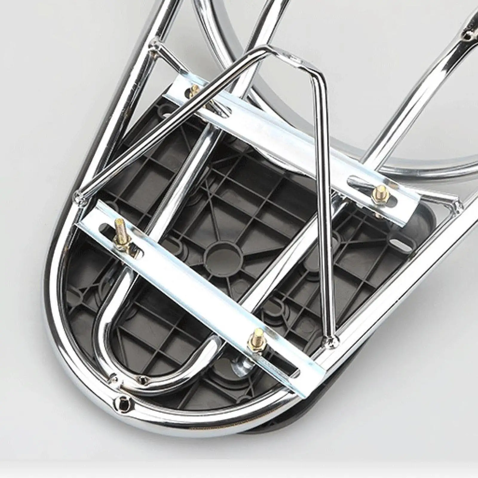 

Universal Motorcycle Basket Installation Mounting Brackets Metal Sheet Plate Holder Adapter for Rear Cargo Carrier Setup