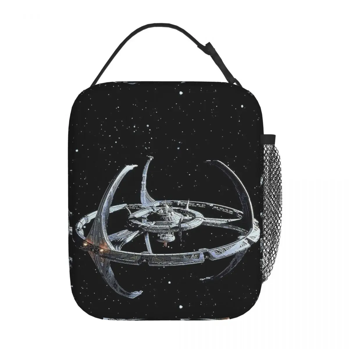 Stars Treks Deep Space Nine Logo Insulated Lunch Bag for Women Children Portable Food Boxes Thermal Lunch Box Tote