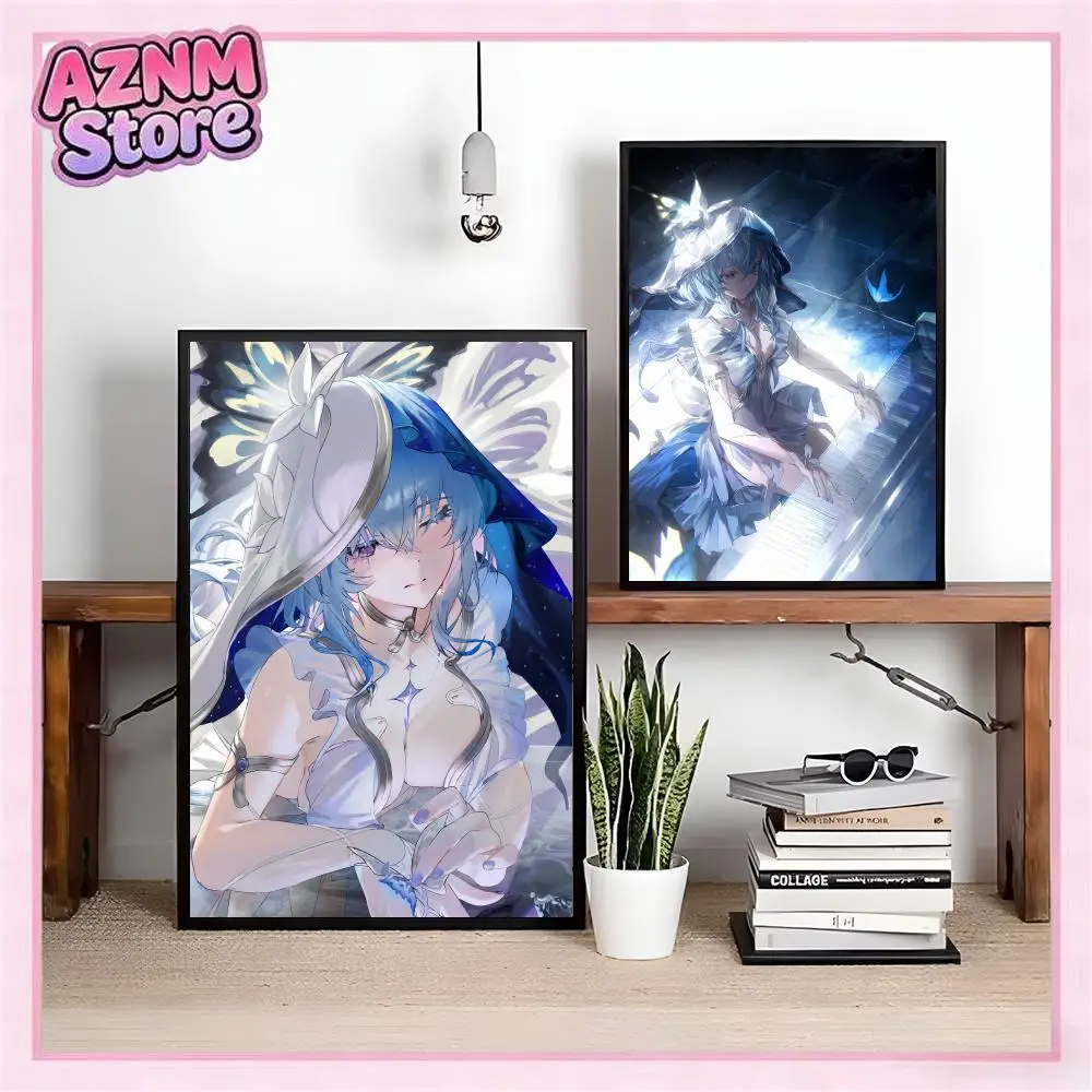 

Game Wuthering Waves Shorekeeper Poster HD Art Sticky Wall Waterproof Home Living Room Bedroom Bar Aesthetic Decoration