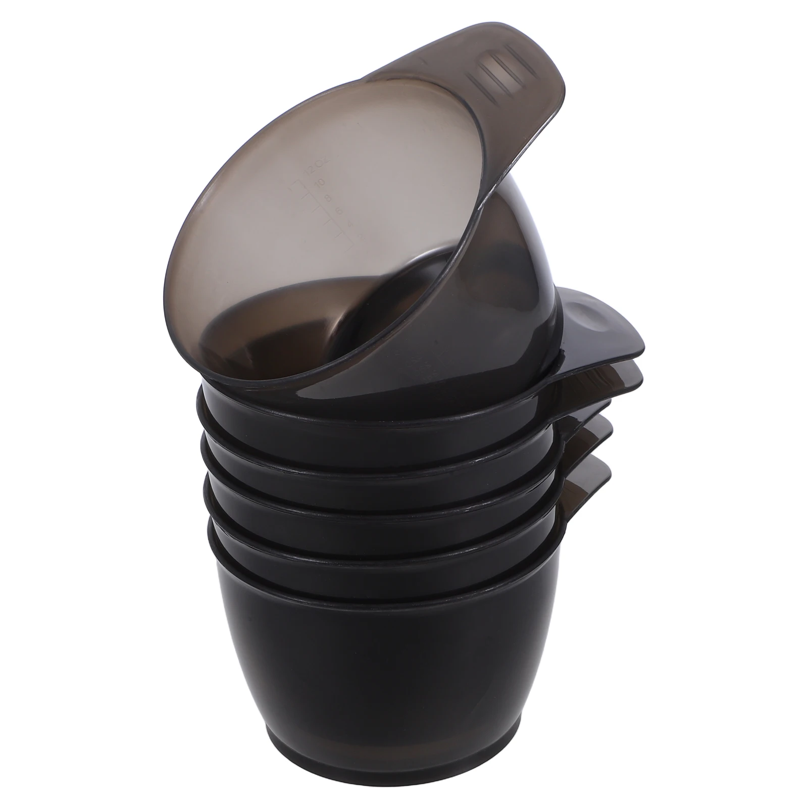 

6Pcs Hair Dye Tools Coloring Bowl Plastic Stackable Mixing Bowls Home Salon Hair Tinting Kit Salon Supplies Single Mixing Bowl