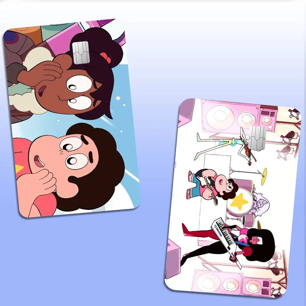 Steven Universe Anime Anime Front Cover Film Sticker Skin For Credit Debit Card Small Large Chip