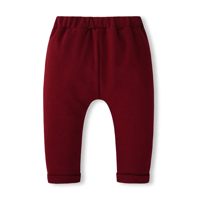 Conjunto de 2 piezas para niños, traje de Caballero de moda coreana, abrigo con corbata roja y pantalones, ropa para recién nacidos, ropa de lujo