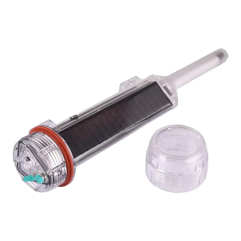 12W 30 nautical miles AIS solar network sign light, various colors IPX7 waterproof, safety warning light, sea fishing