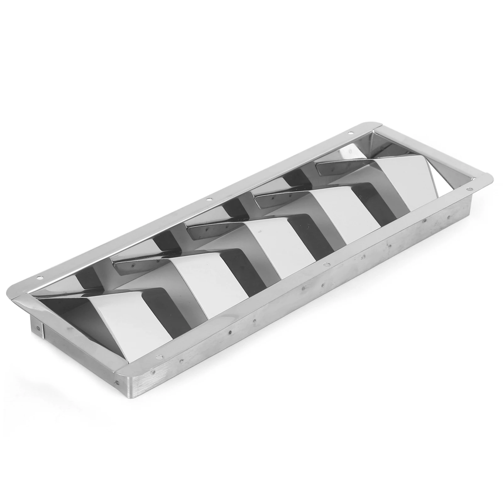 5 Slots Boat Louver Vent Rectangle Stainless Steel Durable Ventilation Grille Hardware Fitting