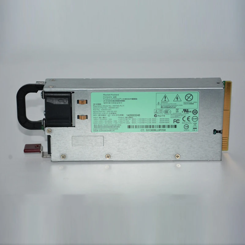 DL580 G6 G7 490594-001 438203-001 498152-001 HSTNS-PL11 Max 1200W Server Power Supply - view 3