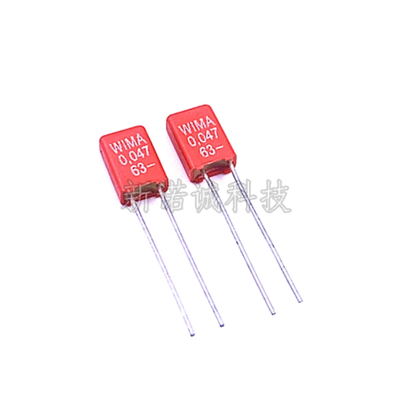 

10pcs/100pcs Germany WIMA 473 63V 0.047UF 63V 47nF MKS02 Pitch 2.5mm AUdio DIY Film Capacitor