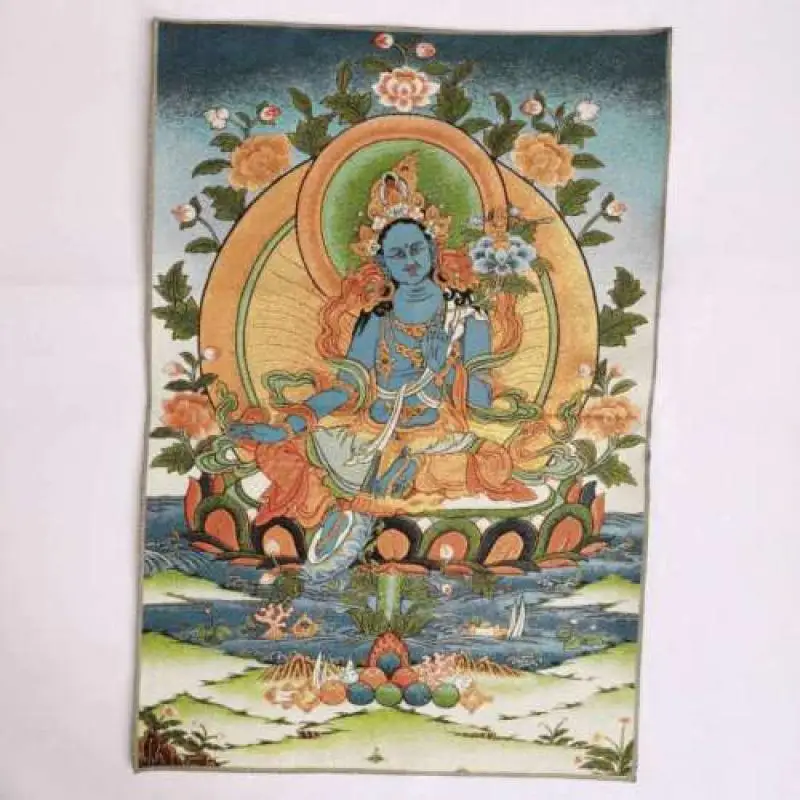 

36" Tibet Tibetan Cloth Silk Buddhism Tara Guanyin Kwan-Yin Tangka Thangka