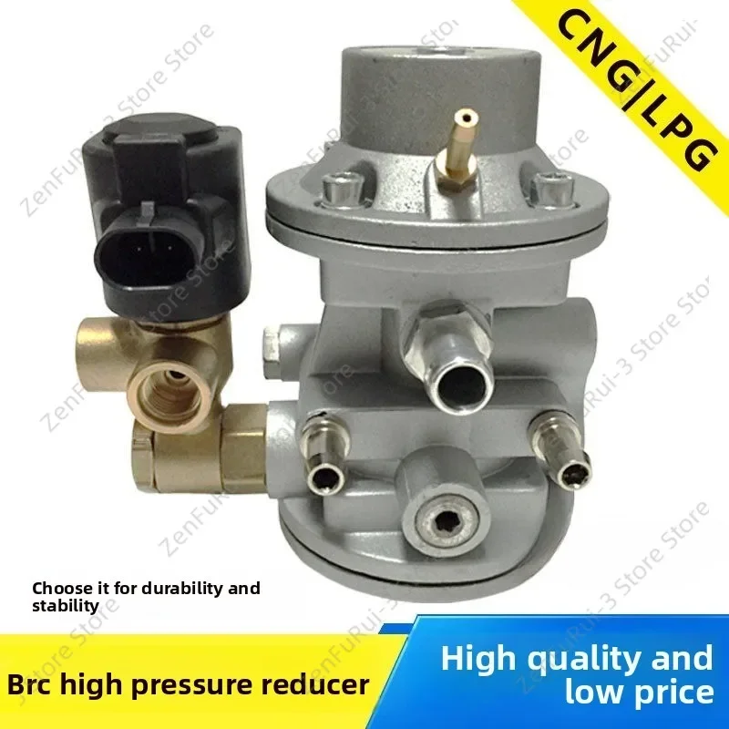 Auto CNG High Pressure Reducer, Multi-point Direct Injection Fuel To Gas Conversion Kit, Compatible with BRC