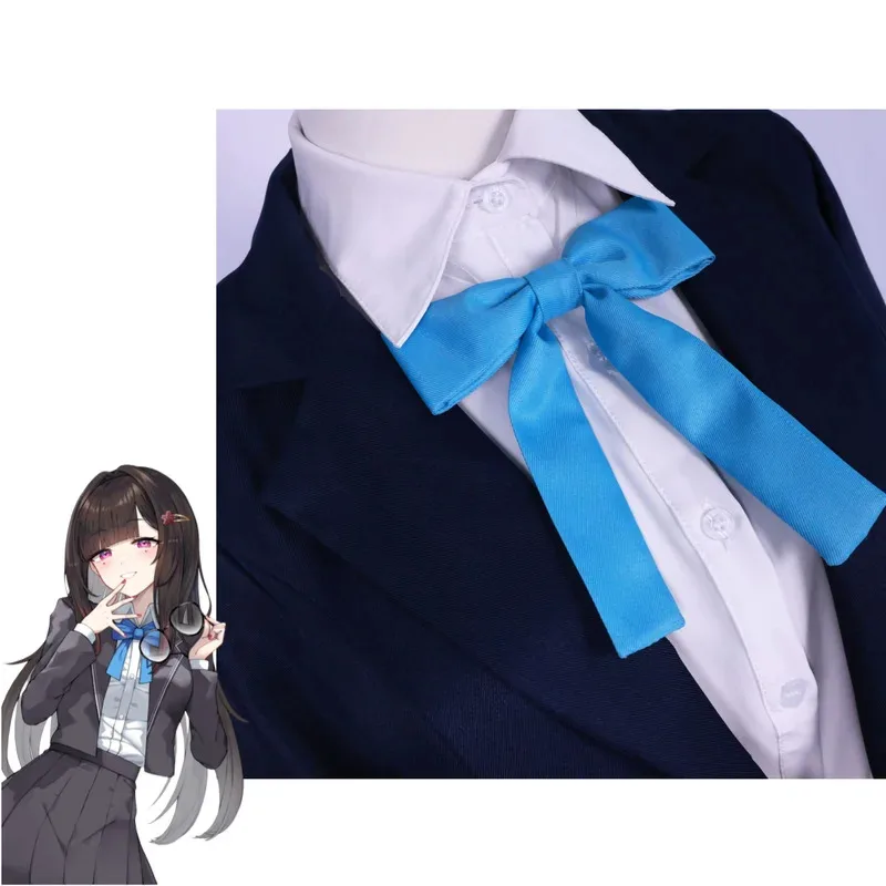 Juego Honkai: disfraz de Star Rail Sparkle, disfraz de Anime japonés JK, uniforme escolar, abrigo, falda, peluca, zapato, mujer, lindos trajes de Halloween; 2