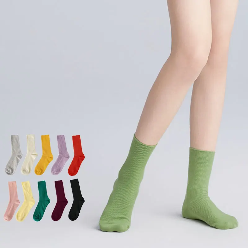 Modern Dance Socks Girls Women Men Cotton Classic Long Socks Ballet Socks Pilates Yoga Socks Kids Adults Dance Stockings