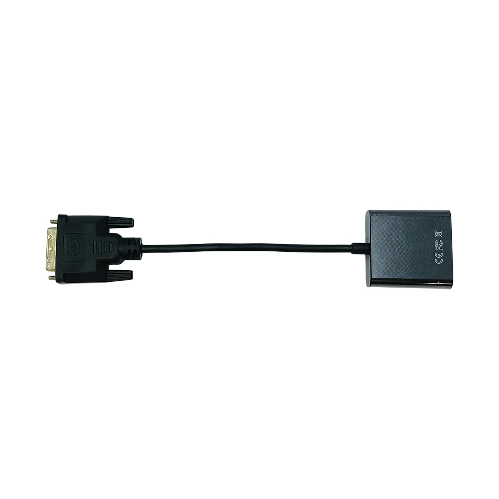 10 Buah Kabel Adaptor DVI 24 + 1 25 Pin DVI-VGA Konverter Video Pria Wanita Adaptor DVI Ke VGA Serbaguna untuk Proyektor Komputer HD-
