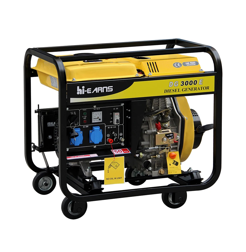 

3kva portable die·sel generator genset DG3000E