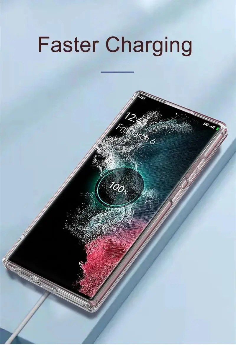Modische Transparente Magnetische Hülle für Magsafe Kabelloses Laden für Samsung Galaxy S25 S24 S23 S22 S21 S20 Plus FE Ultra Sturzsichere Hüllen – Detail 9