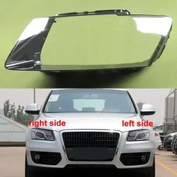 For Audi Q5 2010 2011 2012 Headlamp Transparent Cover Lamp Shade Headlight Shell Lens Plexiglass Replace Original Lampshade