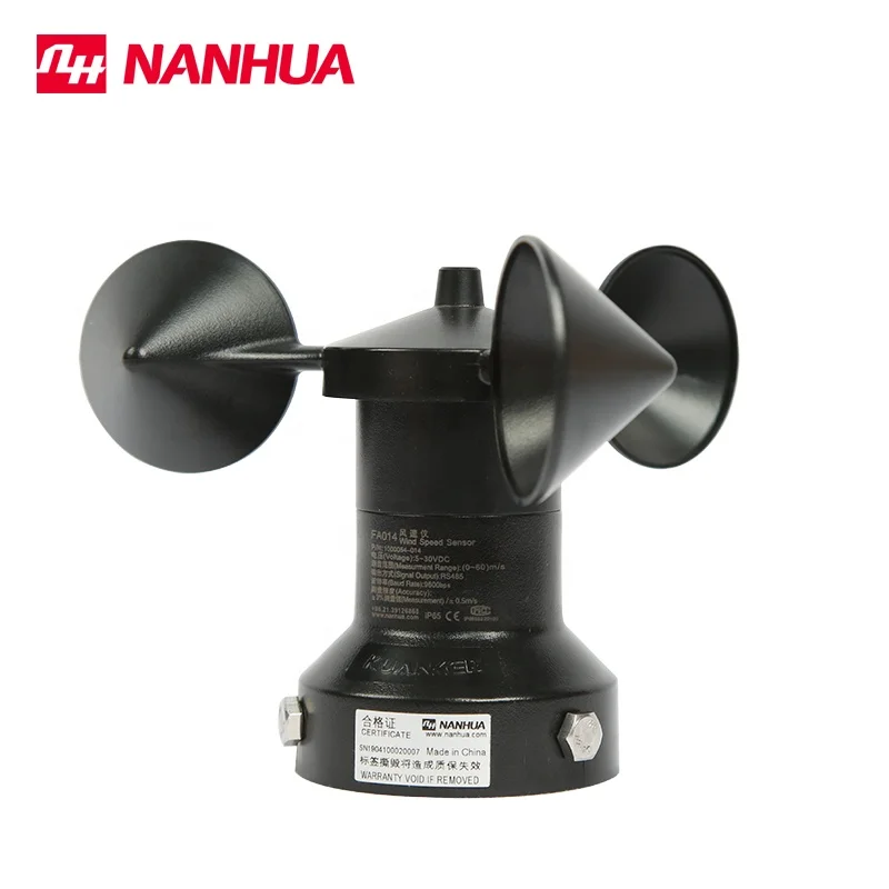 High accuracy  high stability mechanical wind speed sensor anemometer  for solar panel tracker /cranes/ wind power/ etc