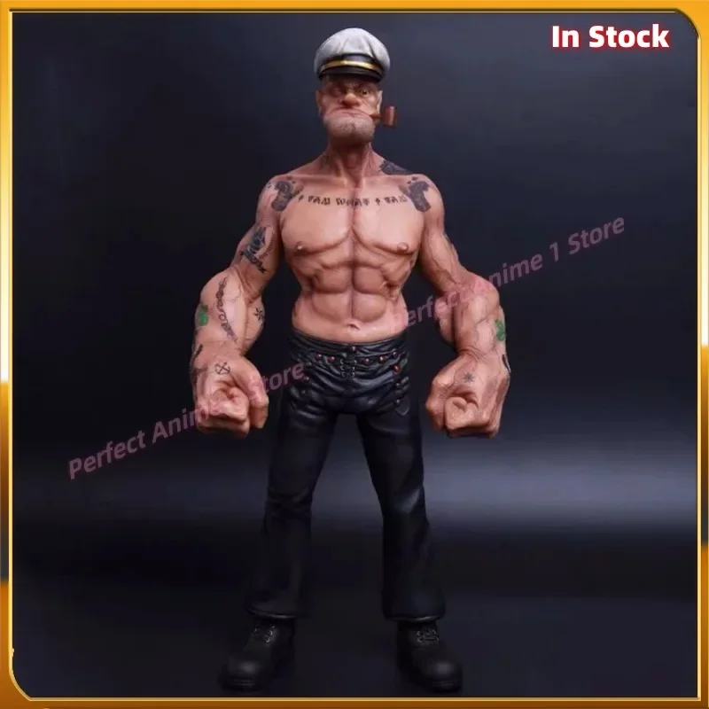 New Arrival Headplay  1/6 Hot Sale Popeye The Sailor Man PVC Statue Figure Model Toy TATTOO BODY