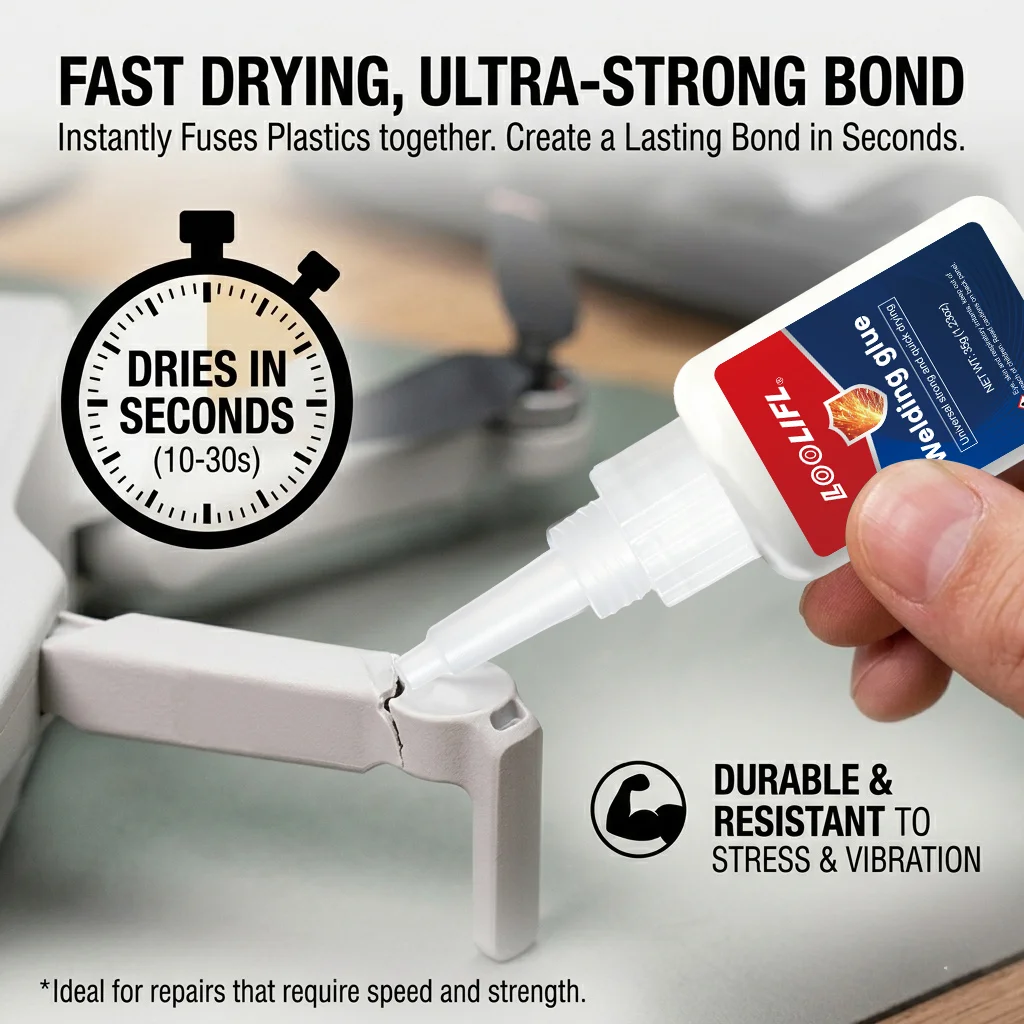 35g Universal Oil‑Based Welding Super Glue High Strength Fast Cure Clear  Repair Glue Multi‑Material Household Maintenance Glue