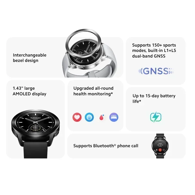 Global Version Xiaomi Watch S3 Smart Watch 1.43