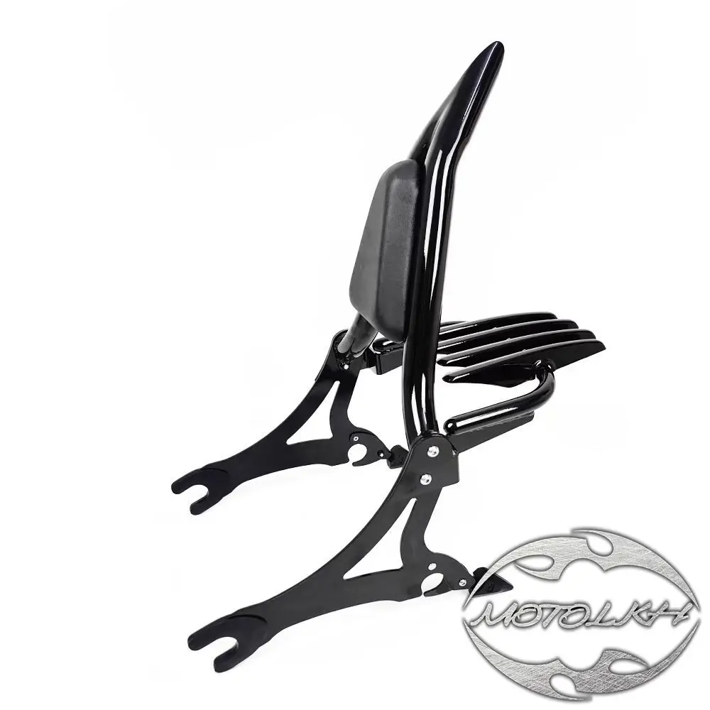 Bagażnik na oparcie pasażera Sissy Bar dla Indian Chief Dark Horse Springfield Vintage Classic Challenger Chieftain 14up — zdjęcie 6
