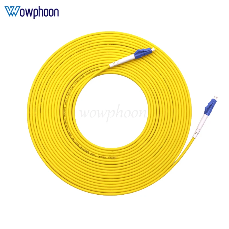 LC/UPC-LC/UPC Singlemode Simplex Fiber Optical Patch Cord SM SX 2.0mm G652D Patch Cable Jumper Fiber Optica Customized