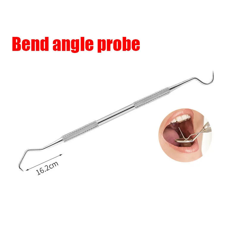 Imagen 5: Herramienta de limpieza dental de acero inoxidable, elimina la suciedad de los dientes, limpia las manchas de los dientes y protege la cavidad bucal. Herramientas dentales.