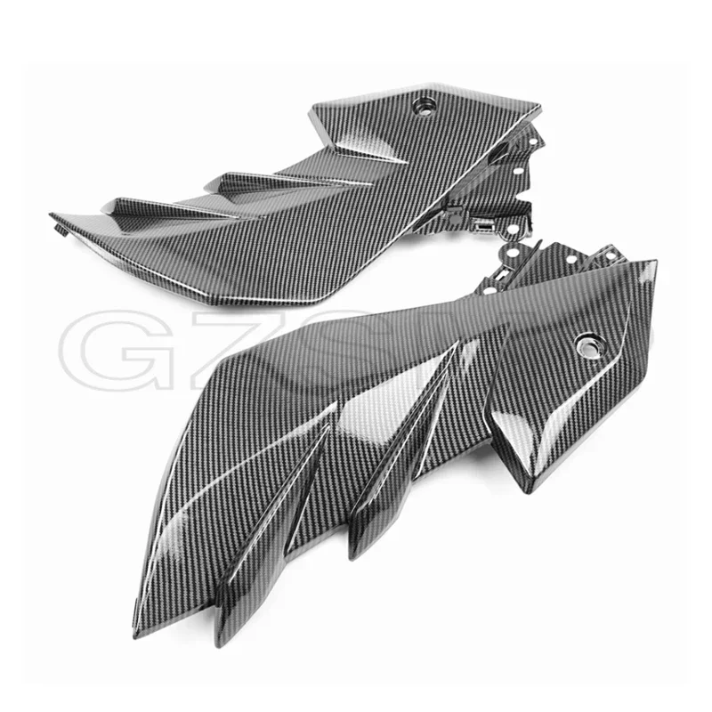 

Motorcycle Carbon fiber pattern Fuel Tank Side Cover Panel Fairing fit For Z250 Z300 NINJA250 300 2013 2014 2015 2016 17 18