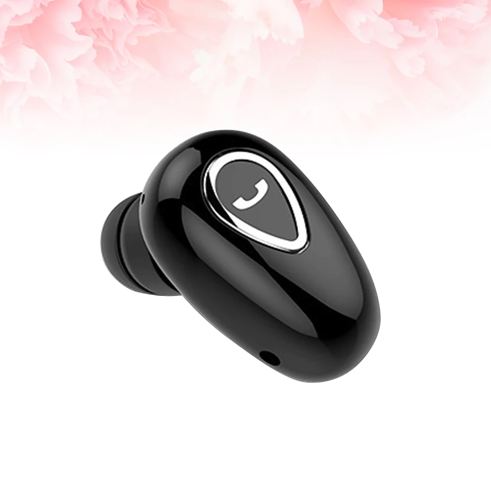 Drahtloser In-Ear-Kopfhörer Mini unsichtbar für Sport Schwarz.1 True Stereo Bass NFC Multifunktions-Anrufmusik Sprachsteuerung