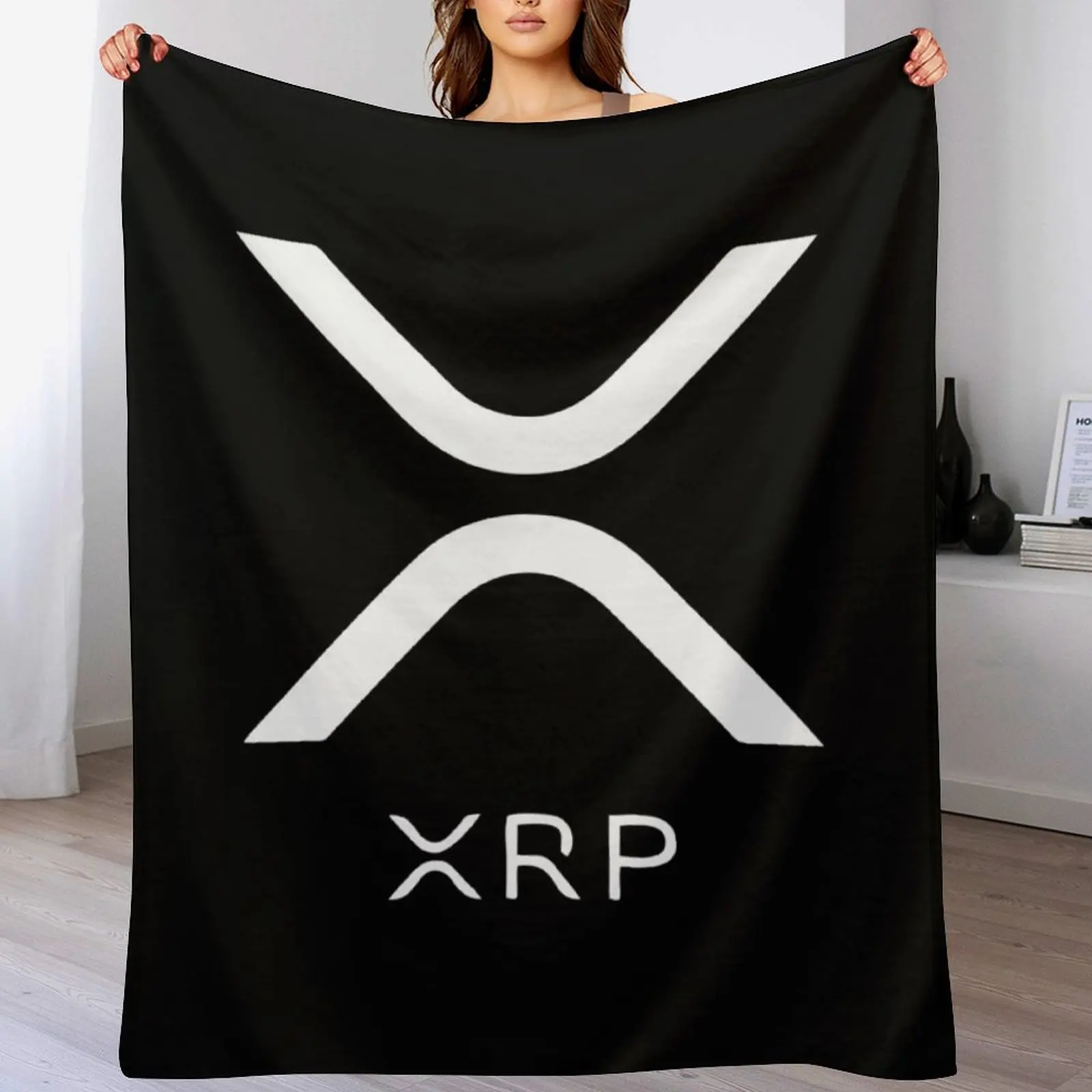 

XRP RIPPLE NEW LOGO Throw Blanket warm winter Sofas Luxury Throw Thermal Blankets