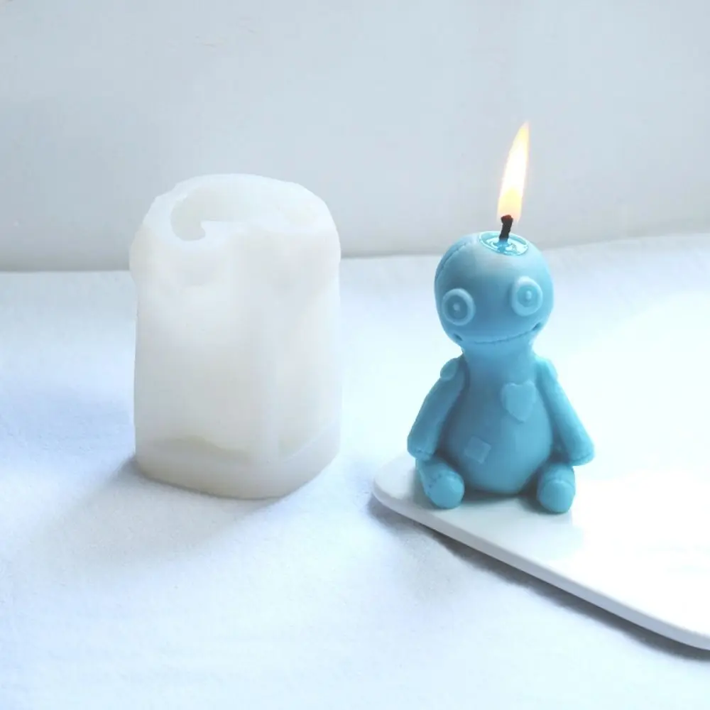 

Creative Doll Shape Halloween Curse Doll Mold 3D Horror Patch Doll Mold Silicone Gypsum