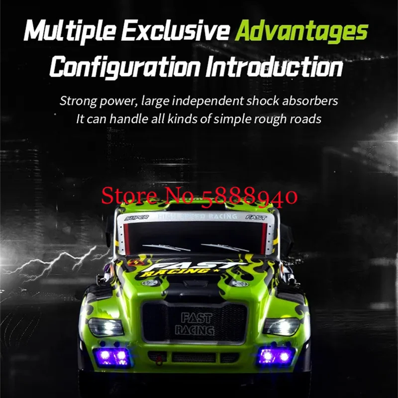DIY Modifcation 4WD Diving High Speed Drifting Remote Control Car Metal Transmission Four Wheel Independent Suspension RC Car To