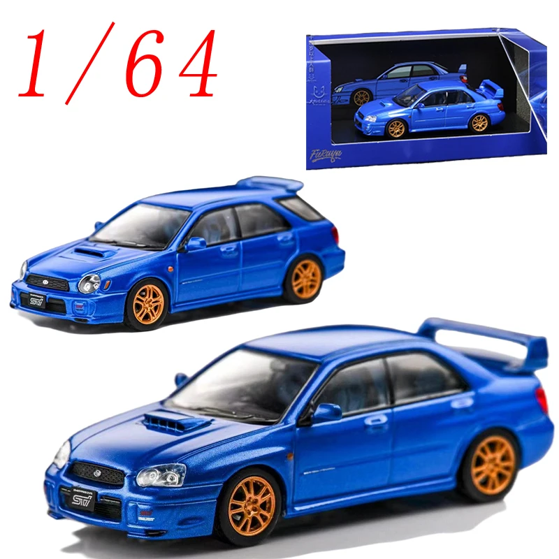 

Diecast 1/64 Size Subaru Impreza Model Car Impreza WRX STi Wagon Alloy Model Collection Display Hobby Original Box