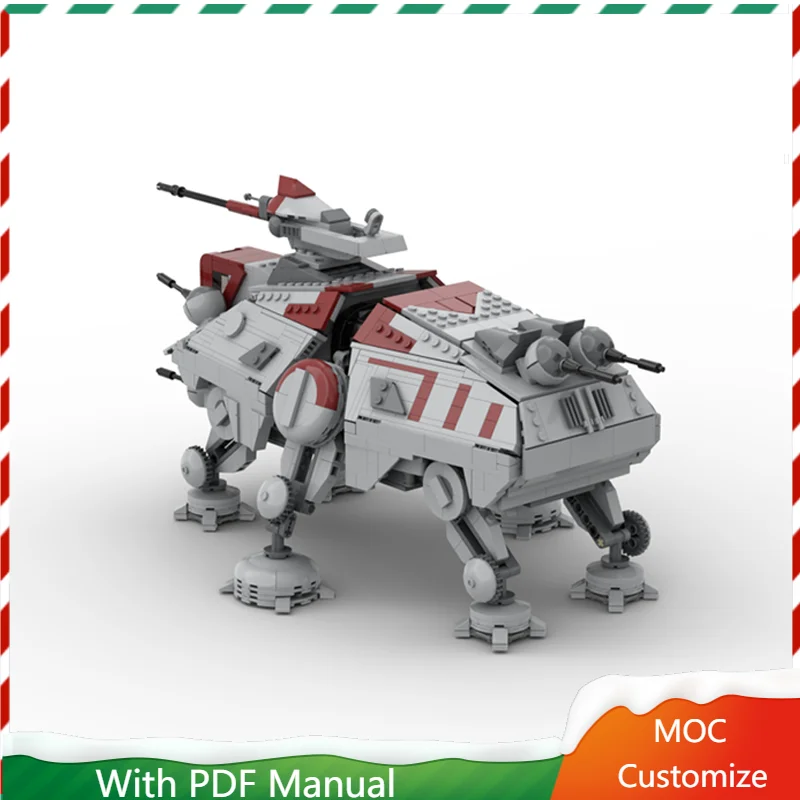 

1902 шт. Moc Star Battle All Terrain, тактическая модель Enforcer, строительные блоки, кирпичи, креативная сборка, развивающие игрушки, подарки для детей