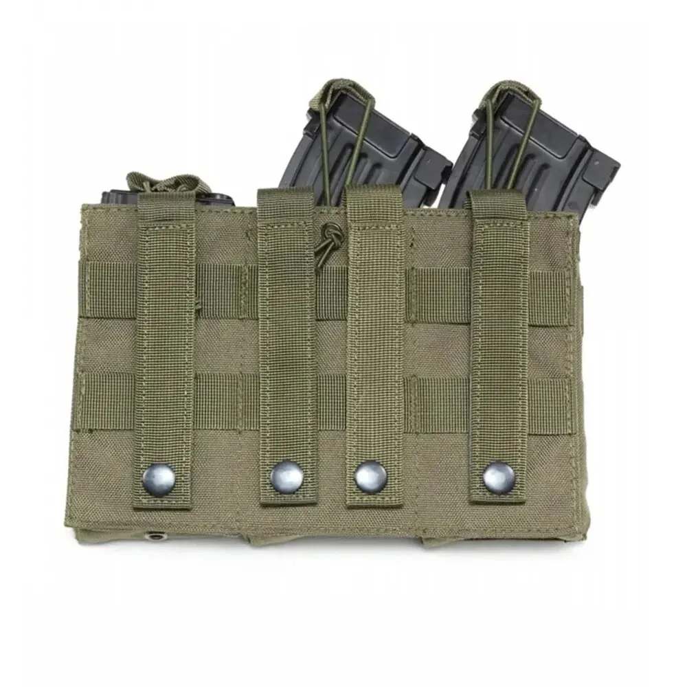 Tactical Triple Molle Magazine Pouches Airsoft AK 7.62 5.56mm M4 AR 15 Rifle Mag Bag Hunting Accessories